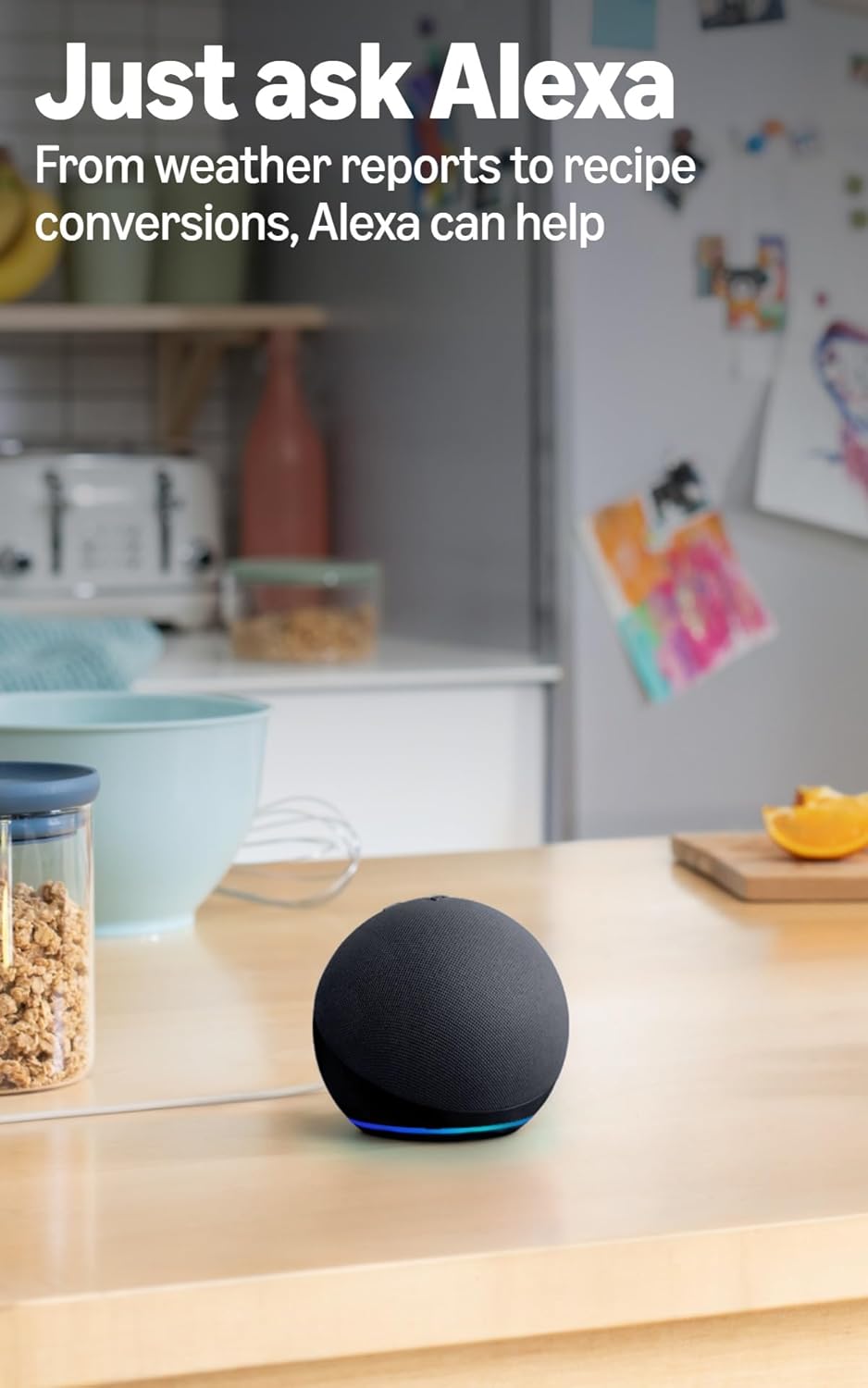 Echo Dot (newest model) - Vibrant sounding speaker, Designed for Alexa+, Great for bedrooms, dining rooms and offices, Charcoal