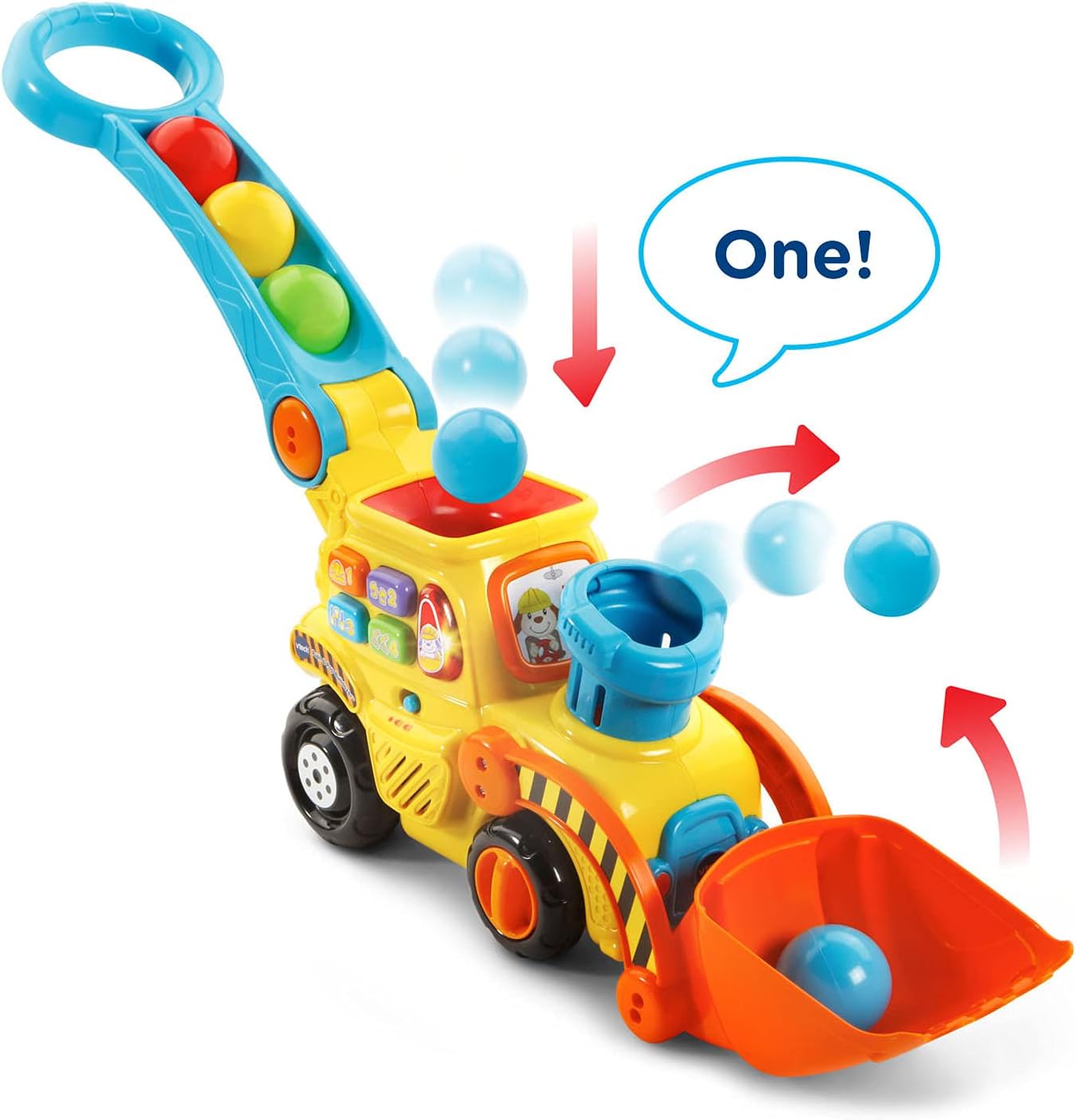 VTech Pop-a-Balls Push and Pop Bulldozer