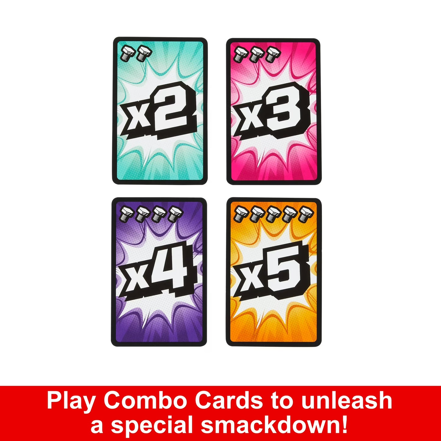 Mattel Games Rock ‘Em Sock ‘Em Robots Fight Cards Card Game