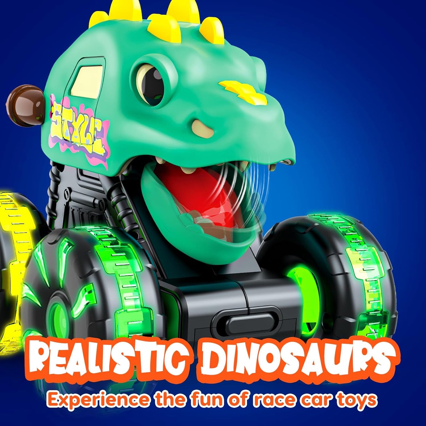 Monster Truck Toys Dinosaur Cars for Toddlers 1-3
