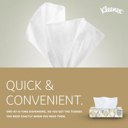 Kleenex® Professional Facial Tissue, Bulk (21606), 2-Ply, White, Flat Facial Tissue Boxes for Business (125 Tissues/Box, 48 Boxes/Case, 6,000 Tissues/Case)