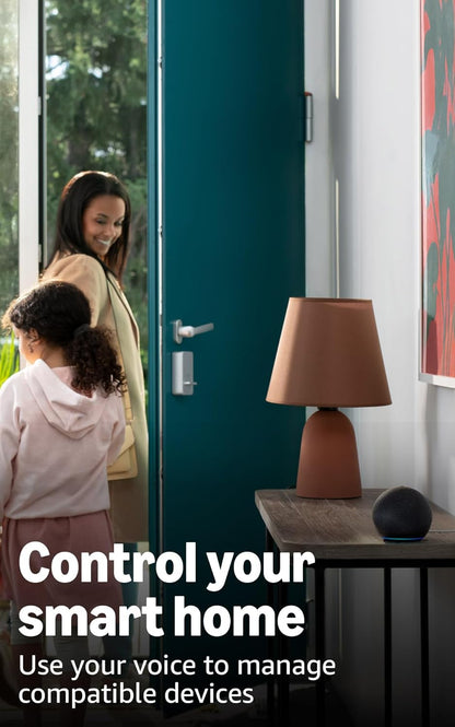 Echo Dot (newest model) - Vibrant sounding speaker, Designed for Alexa+, Great for bedrooms, dining rooms and offices, Charcoal
