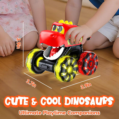 Monster Truck Toys Dinosaur Cars for Toddlers 1-3