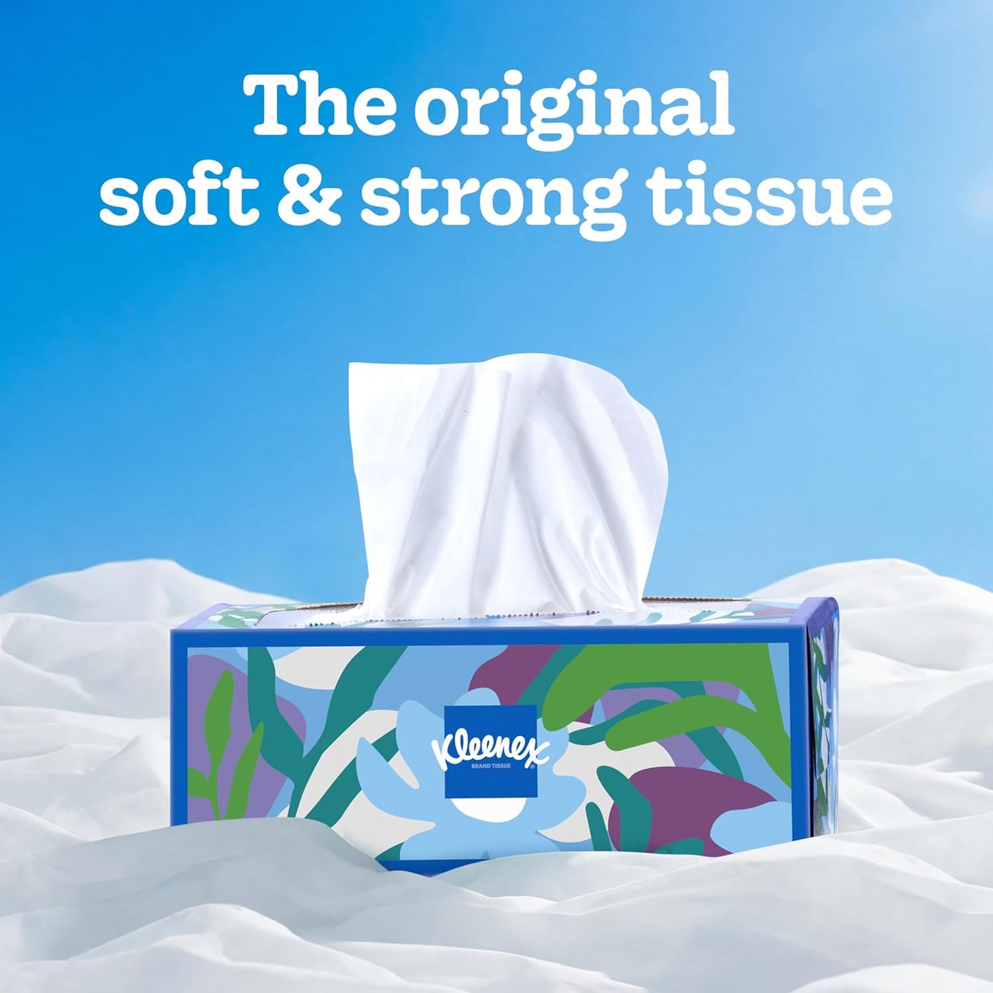 Kleenex Trusted Care Facial Tissues, 3 Flat Boxes, 160 Tissues per Box, 2-Ply (480 Total), Packaging May Vary