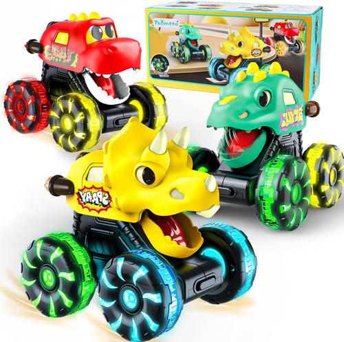 Monster Truck Toys Dinosaur Cars for Toddlers 1-3