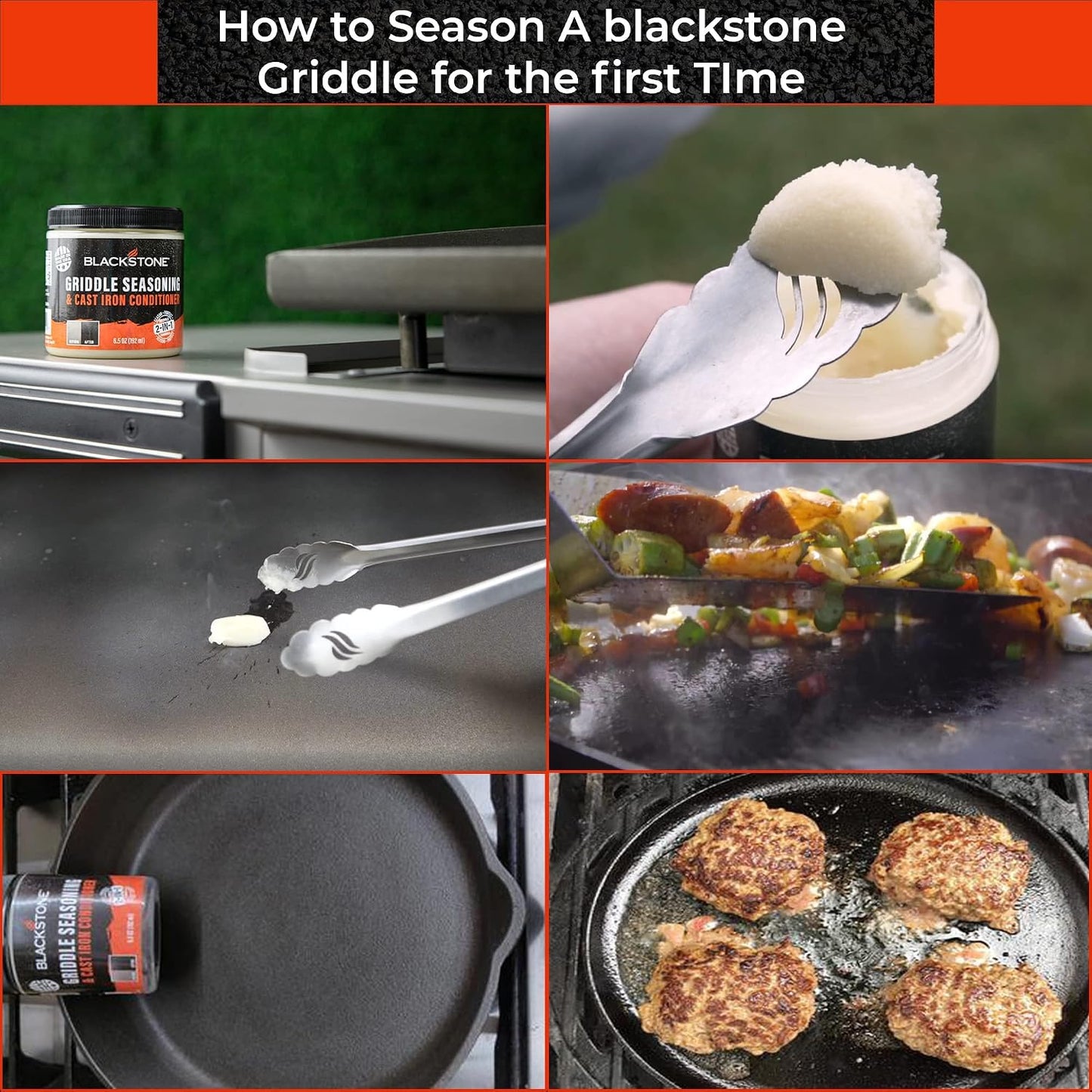 North Atlantic Imports Inc Blackstone Griddle Seasoning and Conditioner 1 Bottle of 2-in-1 Griddle Formula