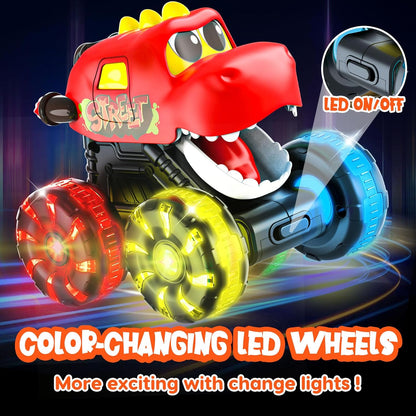 Monster Truck Toys Dinosaur Cars for Toddlers 1-3