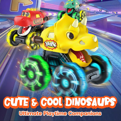 Monster Truck Toys Dinosaur Cars for Toddlers 1-3