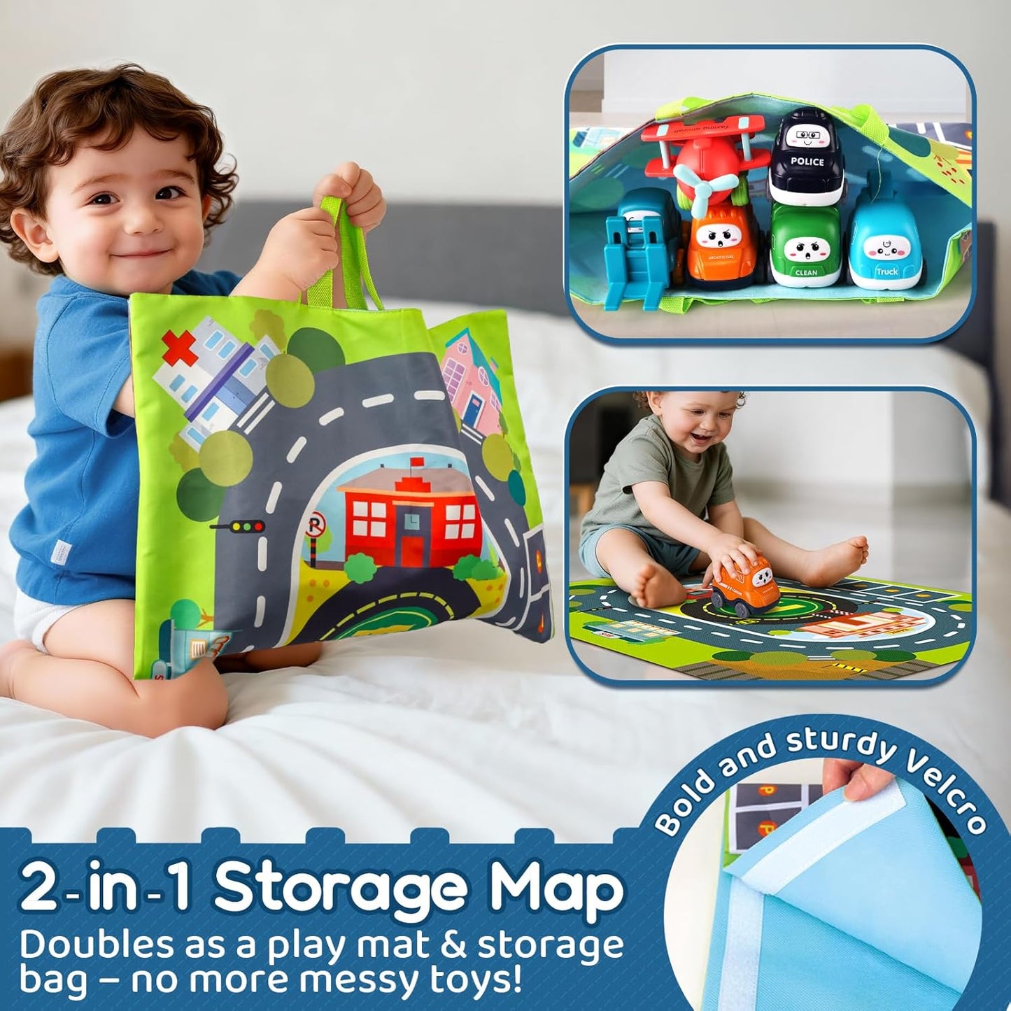 Big Cartoon Truck Car Toys for 1 Year Old Boy