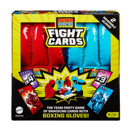 Mattel Games Rock ‘Em Sock ‘Em Robots Fight Cards Card Game